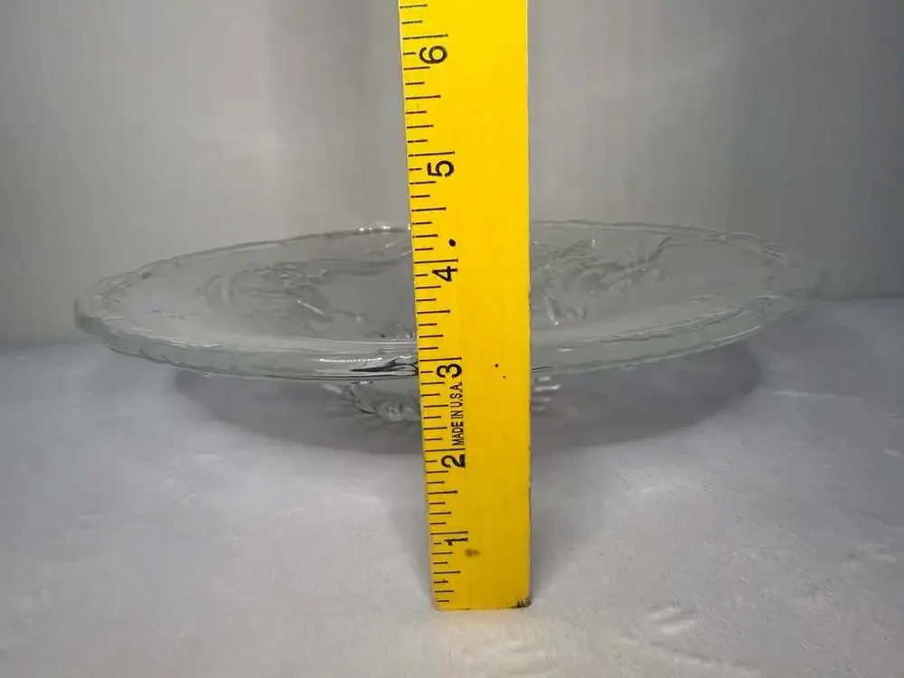 Mikasa Cherubs Centerpiece Bowl 13 1/2 Clear Glass